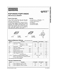 DataSheet FQP10N20C pdf